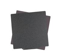 3D Printer Accessories Texture Pei Spring Steel Plate Powder Coating Construction Board(Black Pei with Base,410X410mm)