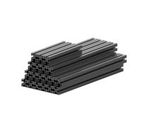 3D printer aluminum profile frame, Kit de marco de perfil de extrusión de aluminio, 1515 perfiles, barra de sección de 200mm x 16 Uds., 300mm x 3 uds, Compatible con VORON 0,1