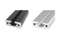 3D printer aluminum profile frame, Marco de extrusión de perfil de aluminio estándar europeo 1640, carril lineal anodizado con ranura en T for impresora 3D CNC(Silver 300,480mm)