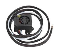 3D Printer Extruder Hot End | 24V Aluminum Heat Block with Silicone Cover | Direct Replacement for CR - 10 Series / 3 | Integrated Cooling Fan