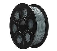 3D Printer Filament 1.75mm,PCL Printing Filament,Low Temperature Material,for 3D Pen,1kg Spool,340 Meters-red_1.75mm(Silver Gray)