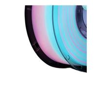 3D Printer Filament, PLA, Filamento de 1,75 mm, for Decoraciones navideñas y de Halloween,for 3D Printers(Glow-Rainbow 250g)