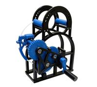 3D Printer Filament Respooler, Manual Spool Rewinder, Industrial Filament Respooler, Universal Wire/Welding Thread Winder, Smooth Rotation, for 1kg Spools, Wire with a Diameter (Blue)