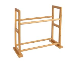 3D Printer Filament Storage Rack, Spool Rolling Bracket, 16,5 x 16,2 x 7,8 in Double Tier Organizer Shelf, Space-Saving Design, Lab Equipment, for Workshop, Desk, Consumibles Management