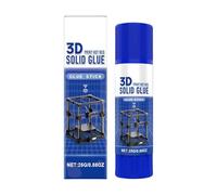 3D Printer Glue Stick | 25g High-Adhesion Print Bed Adhesive For ABS, ASA & More, Easy Clean Removable Formula | Warping Prevention Bed Glue For Home Workshop School Lab Prototyping