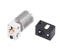 3D Printer Hotend 0.4mm Nozzle | All - Metal Bimetal Throat for 300°C Printing | Replacement Extruder Part for/Dragon / V6 | High Temp Tolerant & Jam - Minimizing