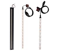 3D Printer LED Light Bar Upgrade Kit | ABS, 30.7in Cable, Black | Drop-in Lighting Mod For P1S, X1C, Bambu | Iluminación mejorada para impresión