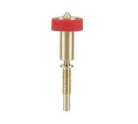 3D printer nozzle, Boquilla Hotend de cerámica todo en uno, Heatbreak de latón y titanio de 0,25/0,4/0,6/0,8mm, Compatible con impresora 3D E3D Revo Hotend,parts(0.4mm,2PCS)