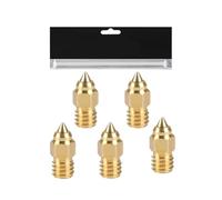 3D printer nozzle, Boquillas Ender 3 S1 0,4/0,6 mm 5 piezas, for Ender 3/Pro/V2/Max/Neo, Ender5/Pro/Plus, accesorio de impresora 3D Ender 6,parts(0.2mm-5pcs)