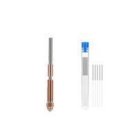 3D printer nozzle, Kit de boquillas de intercambio rápido K1C/Ender 3 V3/V3 Plus Cobre con punta de acero trimetálico de alta velocidad,parts(0.4mm kit)