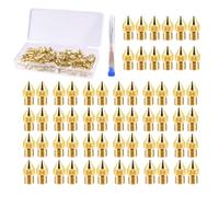 3d Printer Nozzle Set, 70 Pieces Brass Nozzles, Brass,stainless Steel Flexible Nozzle With Tools For Home User, Business Users, Professionals, And Beginners, (140g)