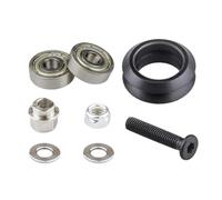 3d printer v-wheel, Kit de rueda POM Dual V con rodamientos 625ZZ 625RS for piezas de impresora 3D de perfil de aluminio de riel lineal con ranura en V(625ZZ Eccentric)