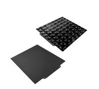 3D printers accessory, Compatible con hoja PED PEI 310x310, textura de cama magnética, placa de construcción de acero de resorte de doble cara suave for CR10 CR10S,for parts