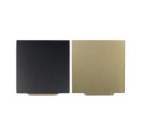 3D printers accessory, Placa de construcción de cama caliente de hoja PEI de 350x350mm con Base magnética texturizada de PET suave, impresora 3D Compatible con FYSETC Voron,for parts(PEK No Base)