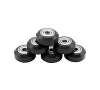 3D printers accessory, Ruedas CNC de plástico POM, rueda pasiva pequeña y grande, rueda Perlin y tipo V for piezas de impresora 3d con ranura en V, viga C,for parts(Big wheel)