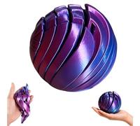 3D Printing-Slime Ball Fidget Toy,Liquid Flow Sensation Stress Relaxation Sphere,Adults Twistable Desk Toy for Relaxation,Flow Solid Toys for Office Home and Travel