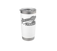 3D Printing Spaghetti Hair Firmware Failed Print Humor Vaso térmico de acero inoxidable de doble pared