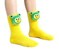 3D Punto Calcetines De Animales Novedad Divertido Highland Vaca, Crocodilo, Perezoso, Calcetín Invierno Caliente Pollo Compresión De Navidad Calcetines para Niñas Niños Y Mujeres