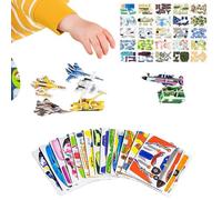 3D Puzzles for Kids, 25 Pieces DIY Creative Assembly Paper Jigsaw Building Toy, Fun Learning and Problem-Solving Development, Educational Brain-Boosting Puzzle Set for Boys and Girls, Family Time
