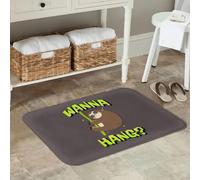 3D Quiero Colgar Alfombra, Alfombra Antideslizante, Alfombra Duradera para Entrada a la Cocina, Alfombrillas para los pies del Dormitorio: 40x60cm
