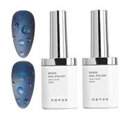 3D Raindrop Gel 2PCS | No Wipe UV LED Top Coat Nail Gel 12ml