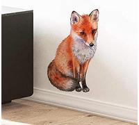 3D realista lindo zorro rojo Animal vinilo pared pegatina removible calcomanía para pared arte decoración bebé guardería sala de juegos Mural