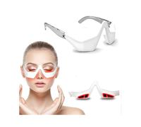 3D Red Light EMS Eye Massager Eyecare Glasses Dark Circles Puffiness Wrinkles Reduction Eye Fatigue Relaxing Beauty Care Device