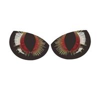 3D Reflective Eyes Decals - Night Safety Car Stickers with Adorable Design, Weatherproof Adhesive Durble Funny Decoration | Caution Graphic Accessories for Automotive, Truck, SUV, Motorcycle, Garage