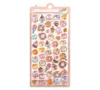 3D Resin Stickers - Cartoon Decorative Stickers | Resin And PVC With Glossy Finish, Cute Fun Laptop Decals, For Bottle, Fridge, Notebook Planner, Craft Scrapbooking