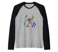 3D Robots Gráfico Me Gustan Los Robots Más Que La Gente Soy Un Robot Camiseta Manga Raglan