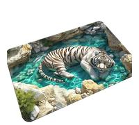 3D Rugs Optical Illusion - Home Decor, Trap Optical Illusion Bottomless Non-Slip Doormat | Indoor/Outdoor for Door Entrance Bathroom Stairs Playroom Living Room or Area Decoration (B,19.68*31.49in)