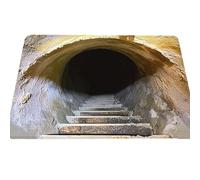 3D Rugs Optical Illusion - Home Decor, Trap Optical Illusion Bottomless Non-Slip Doormat | Indoor/Outdoor for Door Entrance Bathroom Stairs Playroom Living Room or Area Decoration (I,15.75*23.62in)