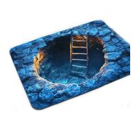 3D Rugs Optical Illusion - Stunning Geometric Floor Mat for Living Room, Bedroom, or Office - Soft Non-Slip Area Rug with Modern 3D Design - Adds a Unique Visual Effect to Your Home Décor (I,60X90CM)