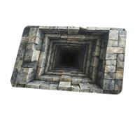 3D Rugs Optical Illusion - Stunning Geometric Floor Mat for Living Room, Bedroom, or Office - Soft Non-Slip Area Rug with Modern 3D Design - Adds a Unique Visual Effect to Your Home Décor (G,60X90CM)