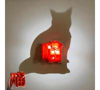 3D Shadow Night Light, Art Projection Shadow Lamp with Warm Glow, Unique Creative Projection Night Lamp for Bedroom,Living Room Relaxation,Reading,Home Decoration Gift