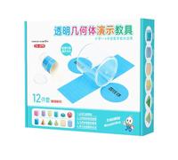 3D Shapes Geometric Learning Toys, Classroom Manipulative Set, Preschool Elementary Kindergarten Home School Supplies, Girls Boys Students Educational Tools