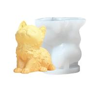 3D Silicone Animal Moulds - Epoxy Casting Molds | 12x8cm Soap Molds with Flexible Non-Stick Material, Reusable Plaster and Resin Craft Mould for Handmade DIY Home Wedding Party Decorations