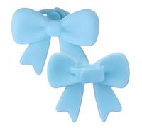 3D Silicone Bow Headphone Accessory - 2 Pieces Cute Headset Attachments for Women, Perfect for Streaming, Parties, Work, Study, Travel, or Commuting Fun 2.36x1.18x0.79 Inches