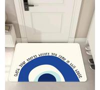 3D Slogan Graphic Non-Slip Door Mat Durable Welcome Doormat Indoor Outdoor Entrance Mats Resistance for Kitchen Bedroom Carpet-50x80cm