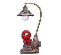 3D SpiderMan Luz de Noche Mesa LÃ¡mpara LED NiÃos Mesa NiÃos Mesita de Noche