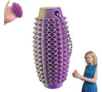 3D Spiky Grippie Stim Keychain - Sensory Fidget Toy for Adults & Kids, Stress Relief Roller Massager for Anxiety, ADHD & Autism, Textured Focus Tool for Stimming, Pain Relief Relaxation-sskkwj02