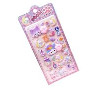 3D Sticker - 4.13 inches Animal Paw Print Strong Adhesive Decal | Cartoon Cute Tiny Stickers,for Kids Girls Boys Laptop Water Bottle Scrapbook Notebook Journal Classroom Rewards