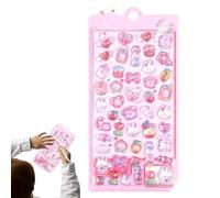 3D-Sticker mit Prägung | Bezaubernde Mini-Bastelmaterialien | Niedliches, lustiges Deko-Sticker-Set | Für Kinderbastelprojekte, Tagebücher, Karten, Geschenkpapier, Notizbücher, Planer, Schul- und Kind