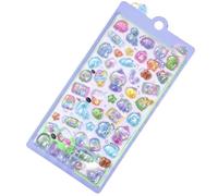 3D-Sticker | Niedliche, lustige Bastelmaterialien | Mini-Sticker-Set mit Prägung für Kinderbastelprojekte | DIY-Scrapbook-Etiketten für Handyhüllen, Tagebücher, Karten, Planer, Geschenkpapier, Schul-