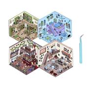 3d Sticker Scene, Sticker Scenes, Room Sticker Book, Diy 3d House Stickers, Funny Cute Korean Cartoon Sticker Scenes For Kids Adults, Make Your Own Stickers (B)