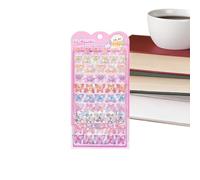 3D Stickers - Aesthetic Decal, Cute Relief Cartoon Bubble Stickers Decoration, Scrapbooking Decals | Fun Sticker For Phone Case Notebook Journal Laptop Craft Kids Boys Girls Party Favors