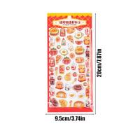 3d Stickers - Creative Scene Sticker Book Ac, puuffy Stickers, Diary Decoration Decals for Crafts Party Gathering Journal Diary Notebook Classroom Scrapbook, Cartoon Mini Sticker