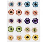 3D Stickers, D: 20 mm, 1sheet (Importación USA)