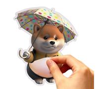 3D Stickers - Dog Squeeze Belly Decals, Sensory Stress Relief Squishy Stickers, Cute Puppy Labels, Stationery Supplies, Multicolored Soft Silicone & PVC 3D Animal Cartoon Characters