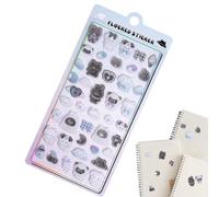 3D Stickers - Felt, Flocking, 20x9.5x0.5cm, Animal Decals, Journal, Kids Craft Stickers For Girls, Teens, Journals, Skateboards, Classroom, Notebook, Luggage, Birthday Reward